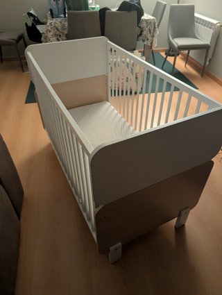 Cuna Jumeirah Nordic convertible en cama infantil