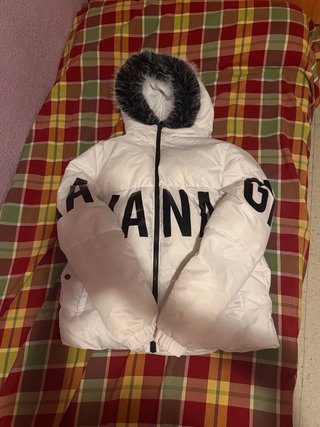 Chaqueta Gianni Kavanagh Blanca con Capucha