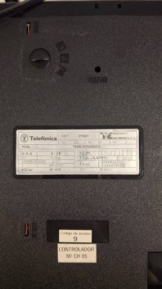 Teléfonos Retro Telefónica Beige y Rojo