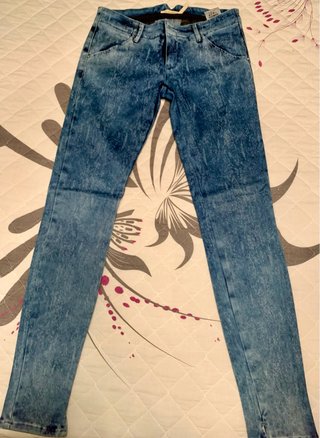 Pantalón Vaquero Chino Met Jeans Azul