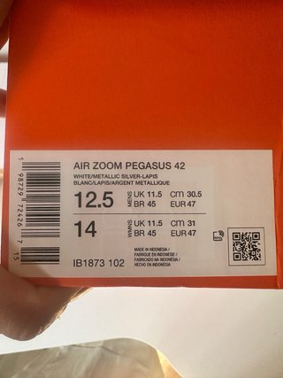 Nike Pegasus 42 Talla 42