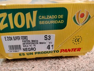 Zapatos de seguridad negros talla 41