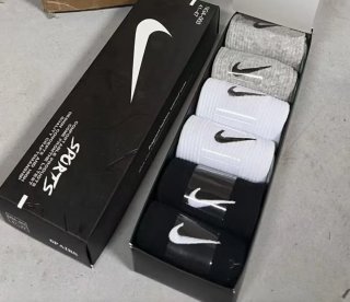 Calcetines 6 Pares Negro Gris Blanco 41-47