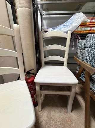Set di 7 Sedie Bianche