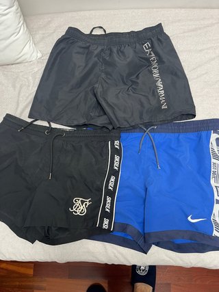 Lote Bañadores Emporio Armani, Nike, SikSilk
