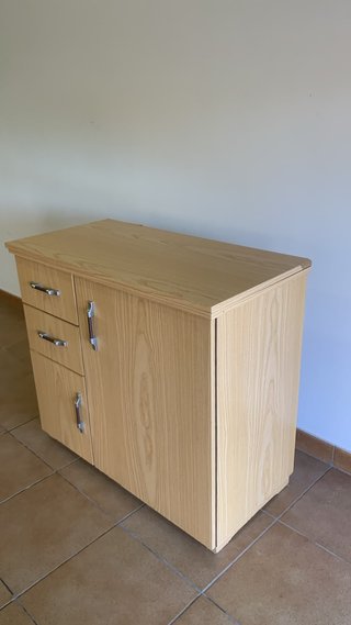 Mueble Mueble Vintage de madera para Máquina de Co