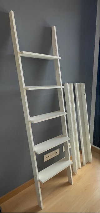 Estantería Escalera Blanca