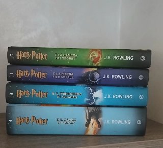 Libri Harry Potter 1-2-3-4