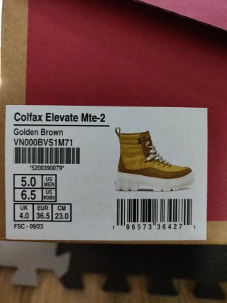 Vans MTE-2 T36.5 Scarponcini Giallo/Marrone