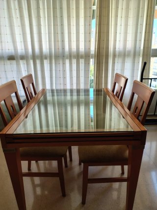 Muebles de salón completo madera