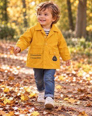 Chaqueta Impermeable Amarilla