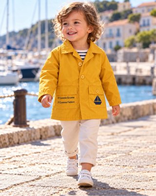 Chaqueta Impermeable Amarilla