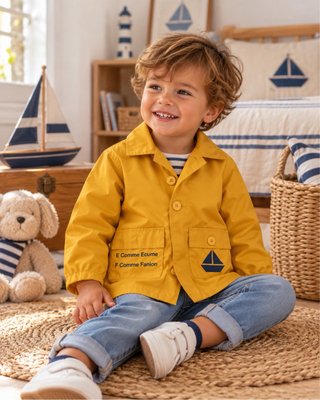 Chaqueta Impermeable Amarilla
