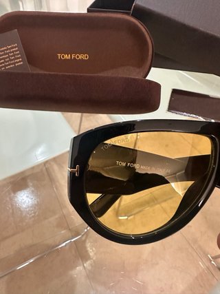 Gafas Tom Ford Bronson Negras y Amarillas