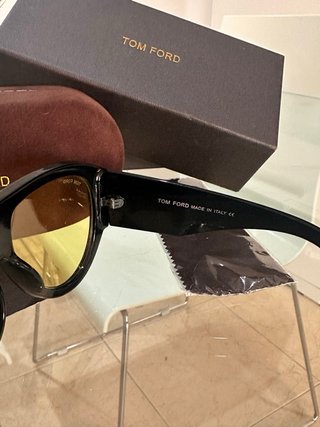 Gafas Tom Ford Bronson Negras y Amarillas