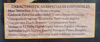 La Venganza del Conde de Montecristo DVD