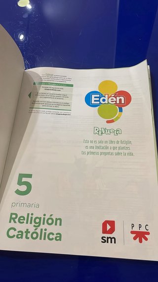 Libro Religión Católica 5º Primaria Edén nuevo