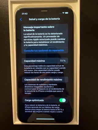 iPhone 11 128GB Blanco + Caja Original