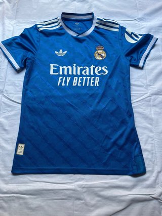 Camiseta Real Madrid Adidas Azul Talla L