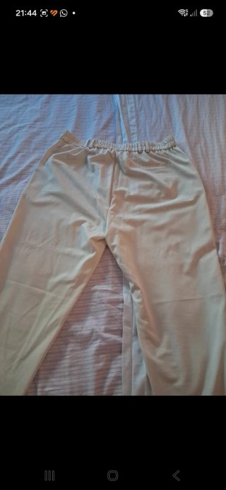 Conjunto Chaleco y Pantalón Veig T.XL Beige