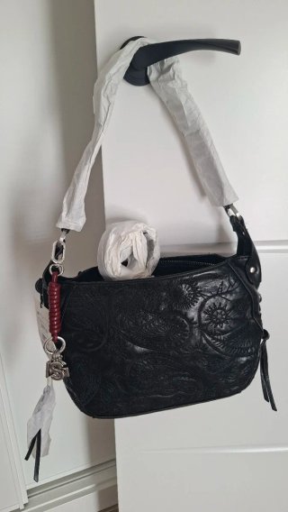 Bolso de hombro  mediano negro