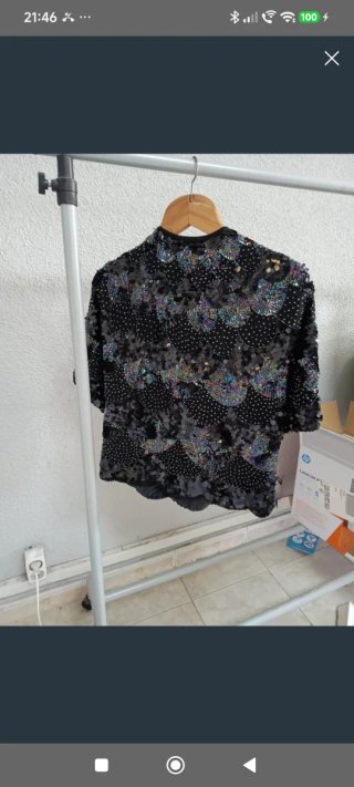 Blusa de Fiesta con Lentejuelas