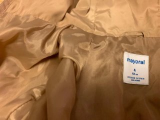 Chaqueta con Capucha Color Arena Mayoral