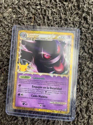 Carta Pokémon Gengar Fase 2 PV 130