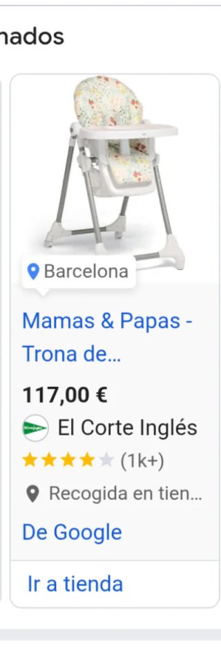 Trona bebé buen estado