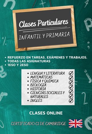 Clases Particulares para Primaria y Eso.