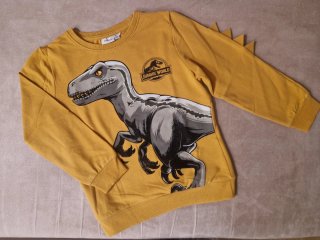 Jersey Jurassic World Amarillo Talla 6 Años