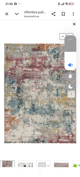 Alfombra salón multicolor