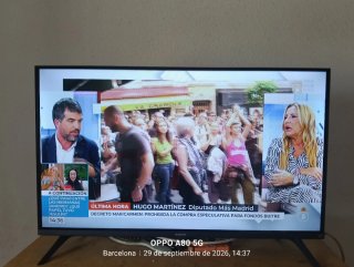 Televisión Xiaomi Negra 32 pulgadas.