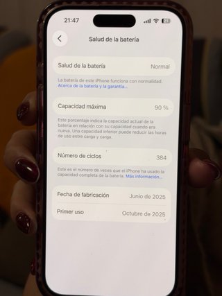 iPhone 15 Pro 128 GB / 90% bateria