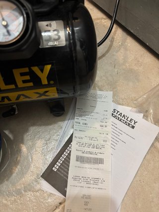 Compresor Stanley Fatmax 6L 1.0 HP