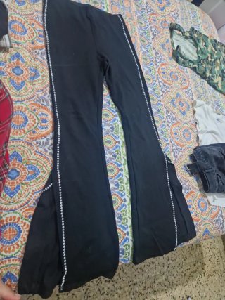 Pantalones de Campana Negros