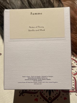Perfume Zara Femme Night Collection Eau de Toilett