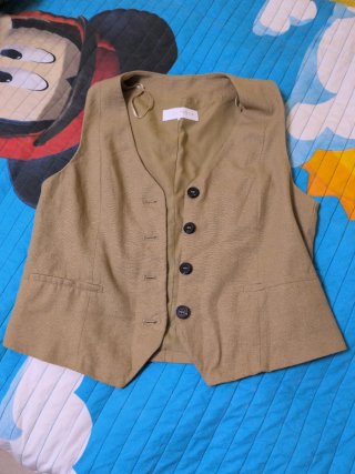 Chaleco Zara Camel Talla S