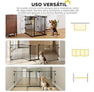 Barrera de Seguridad para Mascotas 5 Paneles