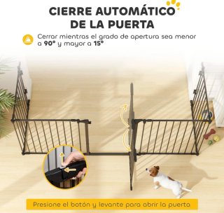 Barrera de Seguridad para Mascotas 5 Paneles