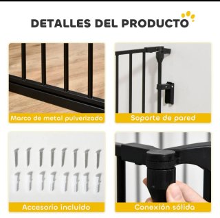 Barrera de Seguridad para Mascotas 5 Paneles
