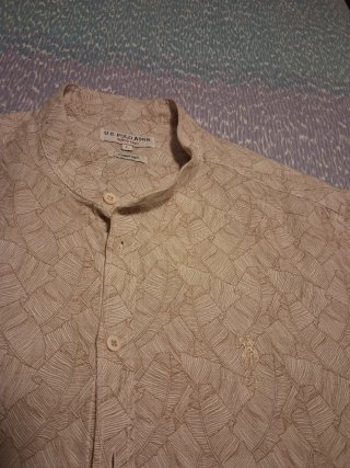 Camicia U.S. Polo Assn. fantasia foglie