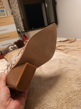 Botín estampado beige y marrón T.37