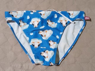 Bañador slip estampado pingüinos
