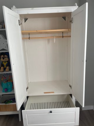 Armario Infantil Blanco de Madera