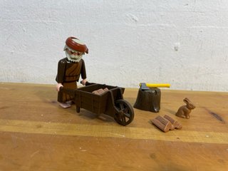 Playmobil Belén Aldeano con Carro y Leña
