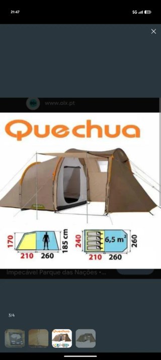 Tienda de campaña Quechua T4.1