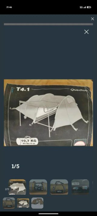 Tienda de campaña Quechua T4.1