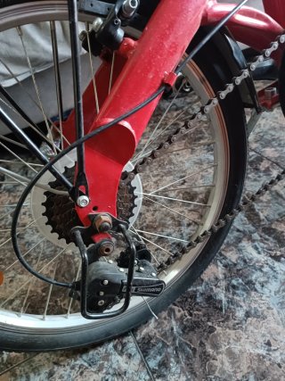 Bicicleta plegable 6 marchas