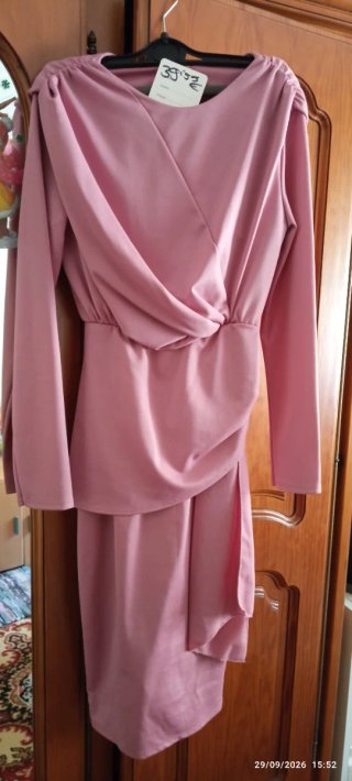 Vestido rosa fiesta talla M
